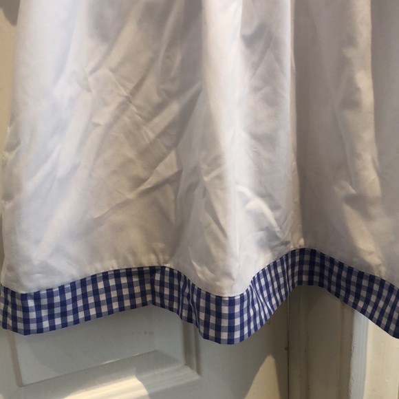 Zuccini Girls Dress, Barnyard Animal Embroidery, Blue Gingham, 24m - Picture 2 of 12